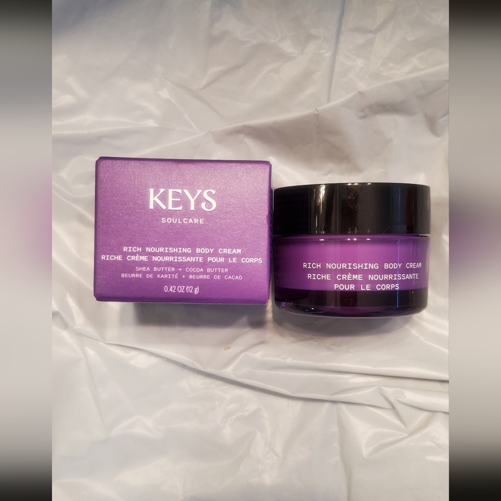 💚5/$25 Keys Soulcare Rich Nourishing Body Cream Shea & Cocoa Butter